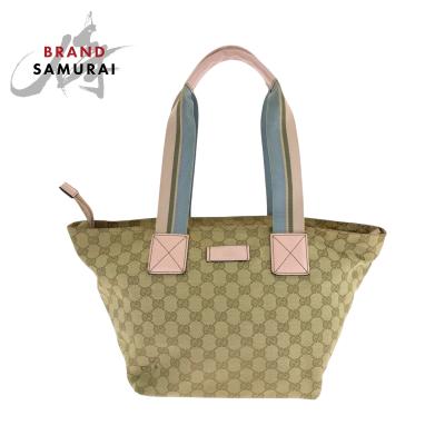Gucci GGパターン トートバッグ ベージュ/ピンク GUCCI ベージュ
