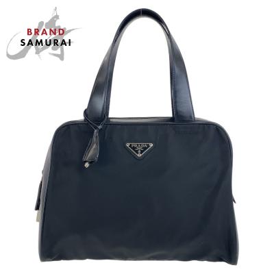 美品✨プラダ ボストンバッグ 三角プレート サフィアーノレザー ブラック 大容量 楽天市場】【中古】良品 PRADA プラダ 三角ロゴ プレート