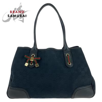 グッチ ハンドバッグ　トートバッグ　キャンバス　169971 シェリーライン グッチ GGキャンバス トートバッグ チャーム付 2way シェリー