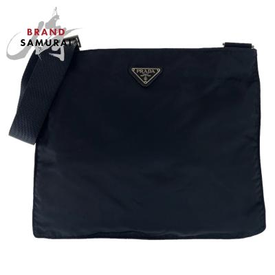 PRADA プラダ ナイロン ショルダー サコッシュ バッグ 黒 PRADA プラダ ナイロン ショルダーバッグ サコッシュ ミニバッグ