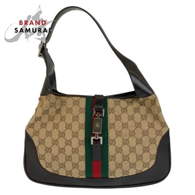 GUCCI グッチ ワンショルダーバッグ ジャッキーバッグ GGキャンバスの