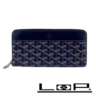 ゴヤール 財布 ブルー　GOYARD 札入れ 長財布 楽天市場】GOYARD ゴヤール 財布 長財布 ファスナー ジップ GM