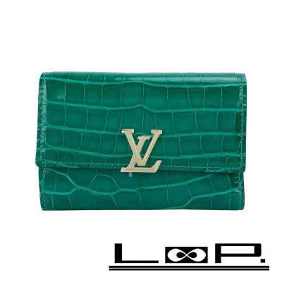 LOUIS VUITTON レディース三つ折財布（色：グリーン系）｜財布