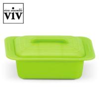 VIV　シリコンスチーマー　Uno　ウノ　スチームトレイ付　レタスグリーン　59629　AST-K2 | Loop Leaf ループリーフ