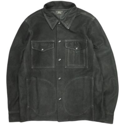 RRL ダブルアールエル 25AW ラフアウトスエード ワークシャツ