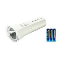 パナソニック 乾電池エボルタNEO付きLED懐中電灯 BF-BG44K-W｜防災 防滴 コンパクト | ルーペスタジオ