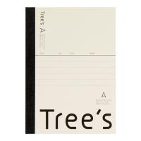 Tree’s A6 A罫48枚 クリーム 日本ノート(キョ UTRAA6C | ルーペスタジオ