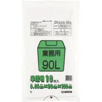 ゴミ袋 ワタナベ 業務用ポリ袋90L 白半透明 (10枚入) [M-90D] M90D 販売単位：1 | ルーペスタジオ