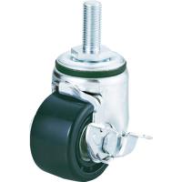 ユーエイ ねじ込み式 自在 低床キャスター 強化ナイロン 車輪径50mm ストッパー付き Hタイプ HT-S型 ネジ寸法M16×40ピッチ2 [HT-50GNBS-M16-40] HT50GNBSM1 | ルーペスタジオ