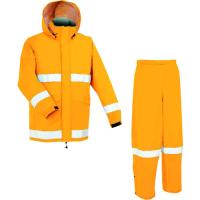 前垣 AP700レインスーツ(反射付) イエロー Lサイズ レイングッズ [AP700 YE L] AP700YEL  販売単位：1 送料無料 | ルーペスタジオ