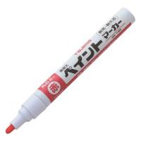 タジマ 高耐久ペイントマーカー 赤 中字・丸芯 [KPEM-RED] KPEMRED  販売単位：1 | ルーペスタジオ