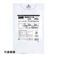 TRUSCO トラスコ中山 まとめ買い 業務用ポリ袋0.02X45L(乳白半透明)100枚入り 5袋 [LB2-0045-WBOX] LB20045WBOX  販売単位：1 送料無料 | ルーペスタジオ