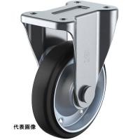 ユーエイ プレート式 固定 キャスター 導電ゴム 車輪径100mm Jタイプ K型 取付寸法80×45 [WEK-100] WEK100  販売単位：1 | ルーペスタジオ