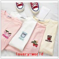 韓国ファッション Tシャツ レディース 半袖 かわいい 安い オルチャン 原宿 夏 Tb 505 毒いちご 通販 Yahoo ショッピング