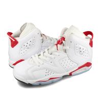 NIKE AIR JORDAN 6 RETRO GS ナイキ エア ジョーダン 6 レトロ GS レディース ハイカット WHITE/UNIVERSITY RED/BLACK ホワイト レッド 384665-162 | LOWTEX PLUS