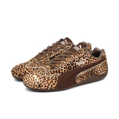 25cm 新品未使用 プーマ スピードキャット PUMA ブラウン PUMA SPEEDCAT COW WNS CHOCOLATE BROWN-GUM（プーマ スピード