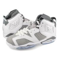 NIKE AIR JORDAN 6 RETRO GS 【COOL GREY】 ナイキ エア ジョーダン 6 レトロ GS レディース ハイカット WHITE/MEDIUM GREY/COOL GREY グレー 384665-100 | LOWTEX