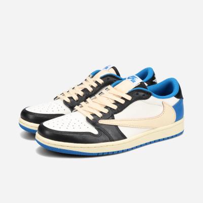 travis SCOTT air jordan 1 low（ファッション）（色：ホワイト