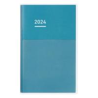 コクヨ ジブン手帳 DAYs mini 手帳 2024年 B6 スリム マンスリー＆デイリー ブルー ニ-JDM1B-24 2024年 1月 | エルアールストア