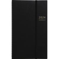 高橋書店 高橋 手帳 2024年 A5変型 ウィークリー リングダイアリー スリム レフト 黒 No.91 (2023年 12月始まり) | エルアールストア