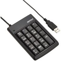 iBUFFALO テンキーボード USB接続 16mmピッチ ブラック BSTK01BK | エルアールストア