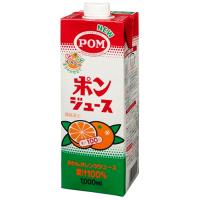 POM(ポン) えひめ飲料 ポンジュース スクエア 1L×6本 | luanaショップ1号店