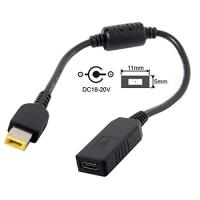 Cablecc USB 3.1 Type C USB-C - 長方形 11.05.0mm 電源プラグ PD エミュレーター トリガー 充電ケーブ | luanaショップ1号店