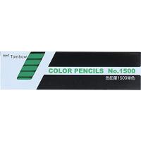 トンボ鉛筆 色鉛筆 1500単色 緑 1ダース 1500-07 | luanaショップ1号店