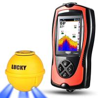 LUCKYLAKER ワイヤレス 魚群探知機 ポータブル 魚探 バス ワカサギ 釣り 日本語説明書付き | luanaショップ1号店