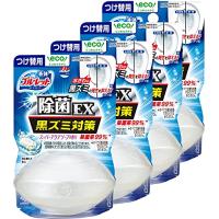 【まとめ買い】液体ブルーレットおくだけ除菌EX トイレタンク芳香洗浄剤 スーパーアクアソープの香り 詰め替え用 70ml×4個 | luanaショップ1号店