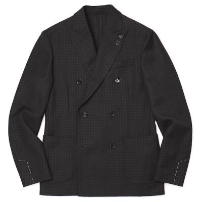 千鳥柄ジャケット（LARDINI／ファッション）（サイズ（S/M/L）：LL（XL