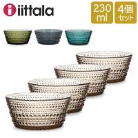 イッタラ カステヘルミ ボウル 230mL 4個セット 北欧 ガラス Kastehelmi Bowl フィンランド インテリア 食器 キッチン 食洗器対応 | Lucida