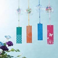 日本の風物詩 ガラス風鈴 12個セット販売 昔ながらの音色が涼やかなガラス風鈴  お寺・神社・学校のイベント用の飾りつけ | 販促品メルシー