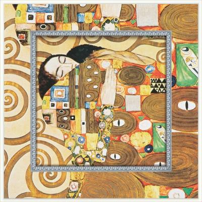 クリムト 抱擁（絵画）｜美術、工芸品 | 楽器、手芸、コレクション の