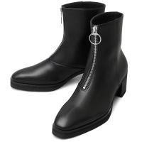 ☆ BLACK ☆ Mサイズ(26.0-26.5cm) ☆ glabella Front Zip Heel Boots グラベラ ブーツ メンズ glabella GLBB-215 ブランド | BACKYARD FAMILY 雑貨タウン