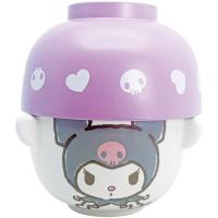 ☆ クロミ ☆ キャラクター 汁椀茶碗セット ミニサイズ キャラクター 汁椀 茶碗 セット 子供用 お茶碗 お碗 おわん 食器 ミニ 小さめ | BACKYARD FAMILY 雑貨タウン