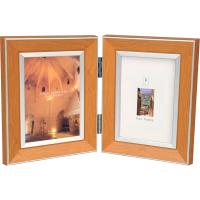 ☆ タテ/ライトブラウン ☆ ペアフレーム LW クラシック 写真立て 複数 フォトフレーム l判 2面 フォトスタンド ペアフレーム フレーム | BACKYARD FAMILY 雑貨タウン