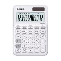 （まとめ）カシオ カラフル電卓 ミニジャストタイプ12桁 ホワイト MW-C20C-WE-N 1台〔×5セット〕(代引不可) | 良品が安い 輸入雑貨 幸運のしっぽ