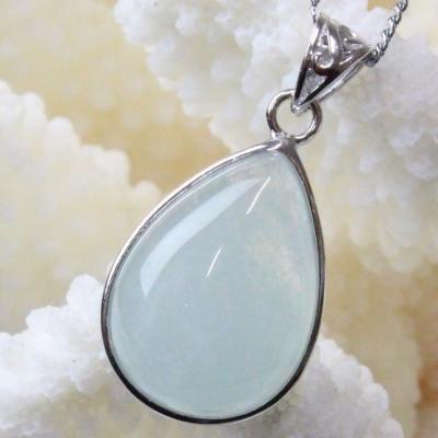 メンズ用ネックレス、ペンダント（石素材：アクアマリン）｜メンズ