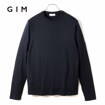 極美品 gim カシミヤ モックネックニット L ブラック モンゴリアンカシミヤ gim カシミヤ モックネックニット L ブラック モンゴルカシミヤ