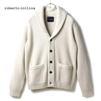 Roberto Collina ロベルトコリーナ カーディガン ホワイト 楽天市場】Roberto Collina ロベルトコリーナ カーディガン
