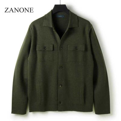 【美品】ZANONE（ザノーネ）ウールミラノリブCPO型 ニットジャケット zan2520021-10.jpg