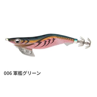 コレクション放出！エギ 10個セット 多色 収納ケース付き　軍艦グリーン　夜釣用 コレクション放出！エギ 10個セット 多色 収納ケース付き 軍艦