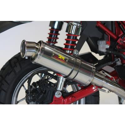 モンキー バイク用フルエキゾースト（色：シルバー系）｜マフラー