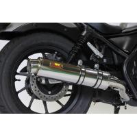 Realize レブル250 バイクマフラー 2BK-MC49 2017年?2020年モデル対応 Aria アリア ステンレス スラッシュタイプ (TypeS) リアライズ ホンダ  REBEL250 | バイク・車 マフラー Valiente