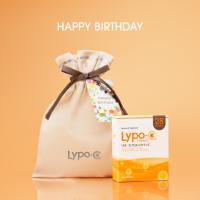 ビタミンC　Lypo-C 公式　バースデーギフト リポカプセル ビタミンC  (28包入) 1箱 ラッピング済 誕生日 プレゼント ギフト　 | Lypo-C公式ショップ ヤフー店