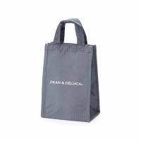 DEAN&amp;DELUCA クーラーバッグ グレーS 保冷バッグ ファスナー付き コンパクト お弁当 ランチバッグ | M-ChoicePlaza