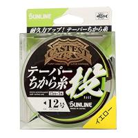 サンラインSUNLINE ナイロンライン CASTEST テーパー力糸投 75m #5-12 イエロー | M.