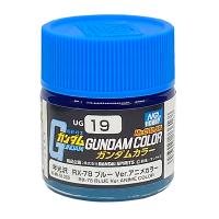 クレオス ガンダムカラー UG19 RX-78ブルー Ver.アニメカラー 10ml 塗料 | メモリーオンラインショップ