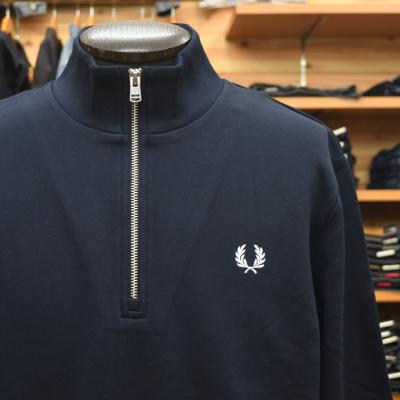 フレッドペリー FRED PERRY/フレッドペリー】Half Zip Sweatshirt（Z46：ECRU / COURT